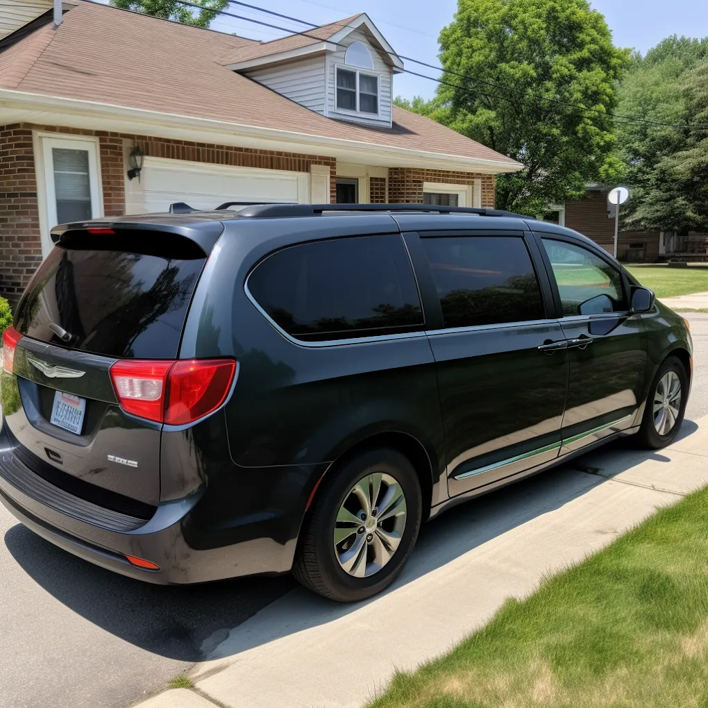 Chrysler Pacifica with mobile window tinting by AYTOWN in metro Atlanta